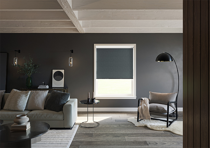 Nairn (Blackout), Sable Black - Twist&Fit Roller Blind - Image 8